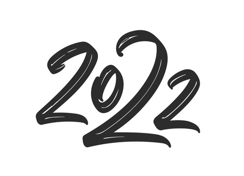 2022 clipart black and white