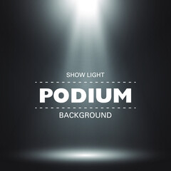 Gray empty room studio gradient used for background and display your product. Eps10 vector illustration.