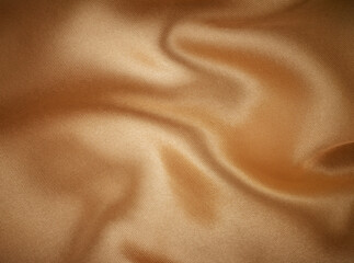 Saffron Gold Silk Textured Satin Textile Background