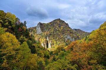 豊平峡ダムに行く途中で見た紅葉情景＠北海道