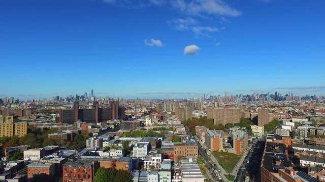 Aerial Still View Of NYC from BK