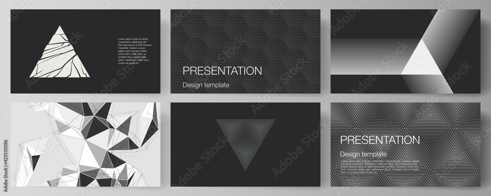 Poster the minimalistic abstract vector illustration layout of the presentation slides design business temp