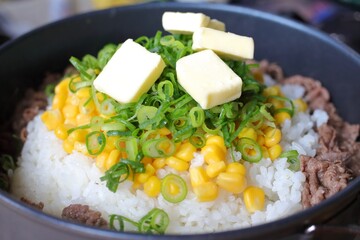 登山で作るペッパーライス