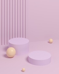 Abstract background minimal style for product branding. Mock up scene and empty space. 3d render