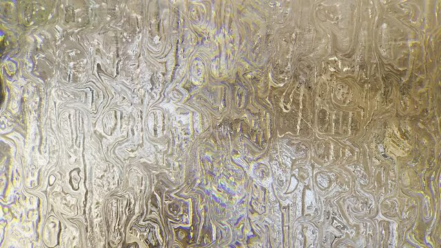 Smooth polychrome background. Liquid glass imitation. 