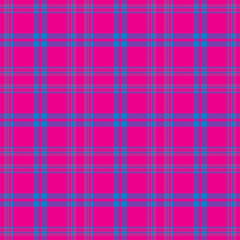 Plaid seamless pattern. Vector background of textile ornament. Flat fabric design.