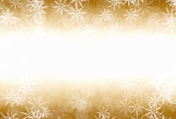 輝いている背景　キラキラ　雪の結晶