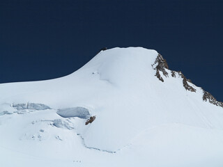 The highest mountain in switzerland and second highest in Europe the monte rosa in the southern...