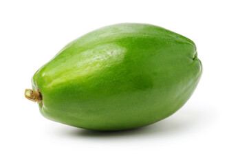 Papaya fruit isolated on a white background