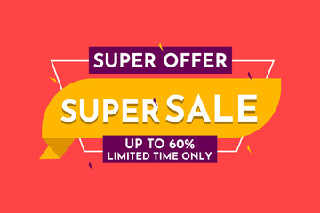 Fototapeta premium Sale Banners, elements with designs, sales, offers, discounts, special, ultimate, unlimited, big, 50% offers, upto, yearend sale, mega sale, latest, special, shop now, buy now, colourful badges
