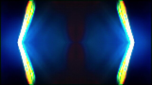 Vibrant data glitch geometrical cyberpunk noisy background. 