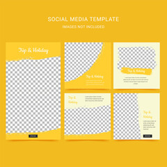 Social media design template architecture. Discount sale post.