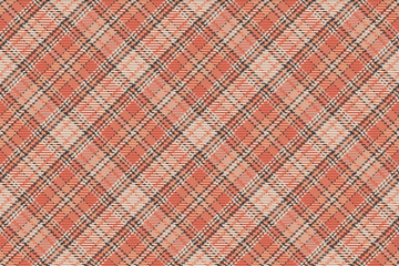 Seamless pattern of scottish tartan plaid. Repeatable background with check fabric texture. Vector backdrop striped textile print.