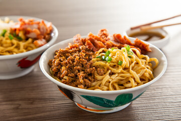 Kolo Mee is a Sarawak Malaysian dish of dry noodles tossed in a savoury pork and shallot mixture,...