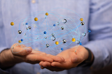 Unity group and teamwork concept digital