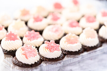 Baking cupcakes