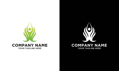 lotus flower beauty salon and hair treatment logo