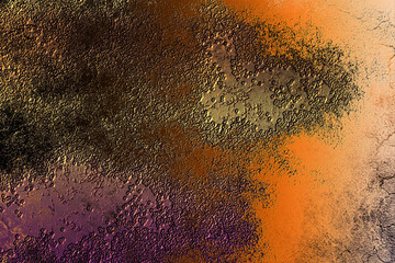 Golden abstract  decorative paper texture  background  for  artwork  - Illustration