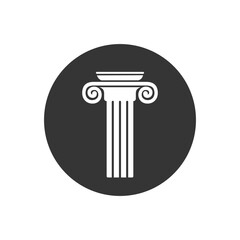 Column Logo vector Template design illustration icon sign