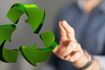 Recycle business digital. eco