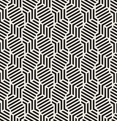 Vector seamless pattern. Modern stylish texture. Repeating geometric background. Striped monochrome bold grid. Linear graphic design. Can be used as swatch for illustrator.