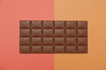 chocolate candy plate