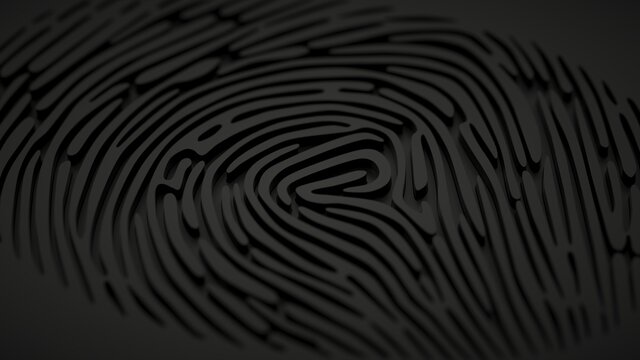 Fototapeta Black fingerprint maze labyrinth background wallpaper
