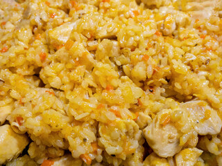 Uzbek pilaf national cuisine of the people