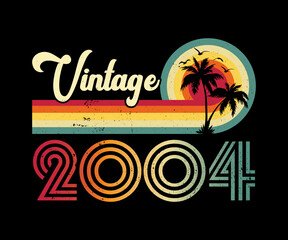 Vintage 2004 Birthday T-shirt