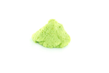 Wasabi an isolated on a white background