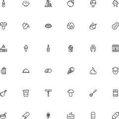 icon vector icon set such as: cock, straw, hour, cooker, aluminium, editable, japanese, orecchiette, sticks, furniture, room, hotel, brewing, clip art, house, industry, steel, fillet, standing, clove