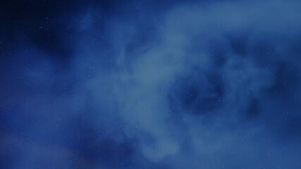 colorful space background with stars, nebula gas cloud in deep outer space 3d render