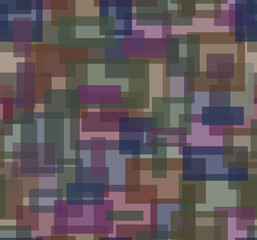 Drawing of geometric shapes in different dark colors.Backgrounds and textures, seamless background.