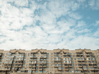 Soviet architecture against the sky