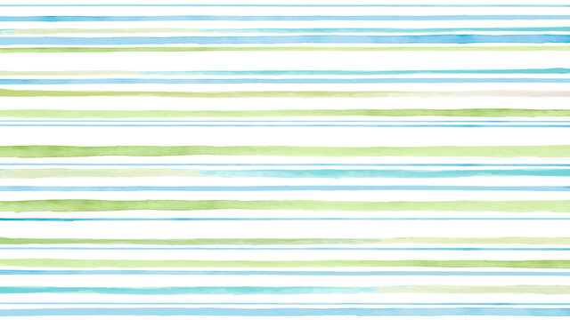 水彩 素材 ボーダー アースカラー 水色 緑 黄緑 ストライプ 手描き しましま 背景 バック  border color green and skyblue stripe eco image background