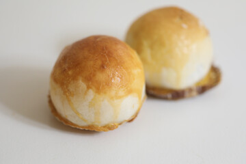 Egg yolk moon cake Chinese pastry