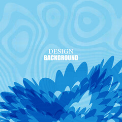 Abstract blue background with copy space for text. Modern template design for cover, brochure, web banner and magazine.