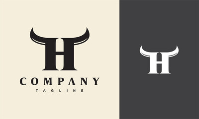 initial H horn logo