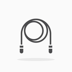 Jumping rope icon.