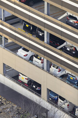 multi-storey car park, 屋外, 建物, 日本, 立体駐車場, 設備, 駐車場, パーキング, パーキングエリア, 室内駐車場, ビル内駐車場, 交通施設, インフラ