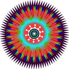 This is a image of beautiful mandala vector art.