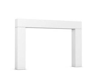 Blank event arch mockup