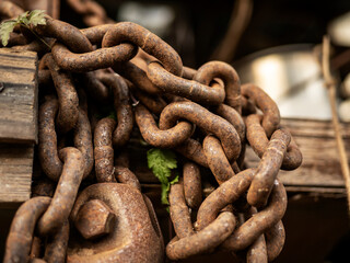 rusty chain