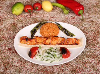 Photos of special and famous turkey barbecues for your restaurant and hotel menus tavuk sis Fresh barbecue with chicken