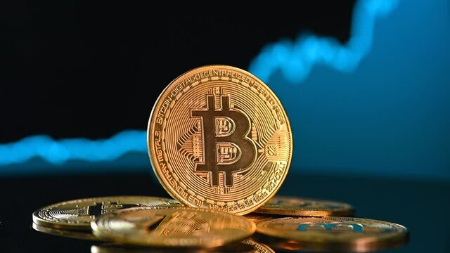 a group of bitcoin memorial coins
