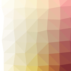 Naklejka premium Abstract color Low-Polygones Generative Art background illustration