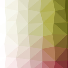 Abstract color Low-Polygones Generative Art background illustration