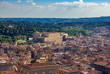 Fototapeta na wymiar Pitti Palace in Firenze