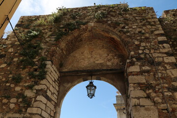 Fototapeta premium Porta Messina in Taormina, Sicily,Italy