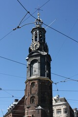 Fototapeta na wymiar Amsterdam _ Torre antiga Old tower